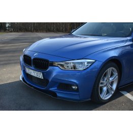 Накладка сплиттер на передний бампер на BMW 3 F30 / F31 M-Sport